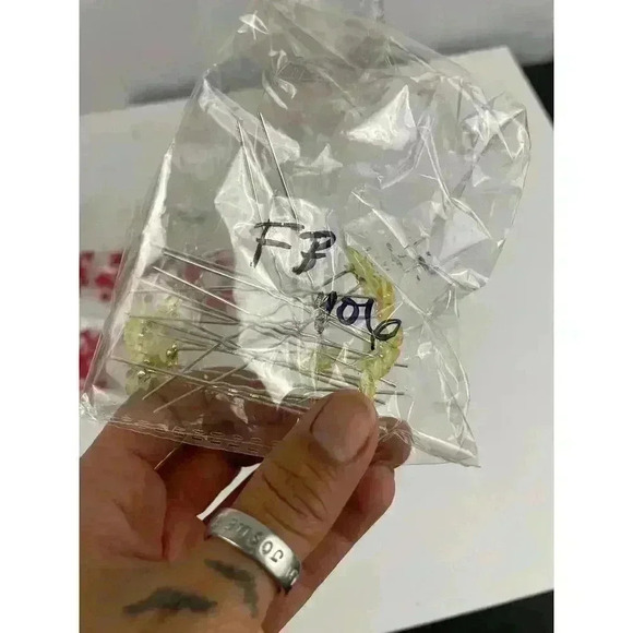 Bulk Flower Hair Pins Silver Tone Metal - Bridal Assorted Blue Red Pink NEW - Picture 2 of 8